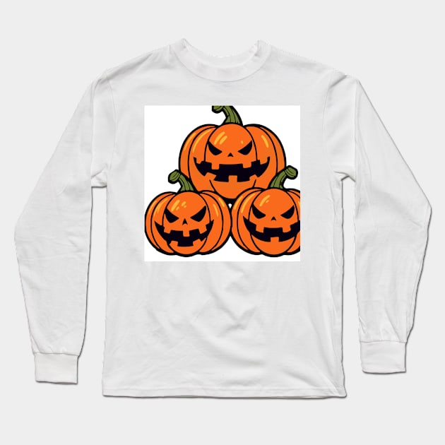 halloween Long Sleeve T-Shirt by  Nelli 